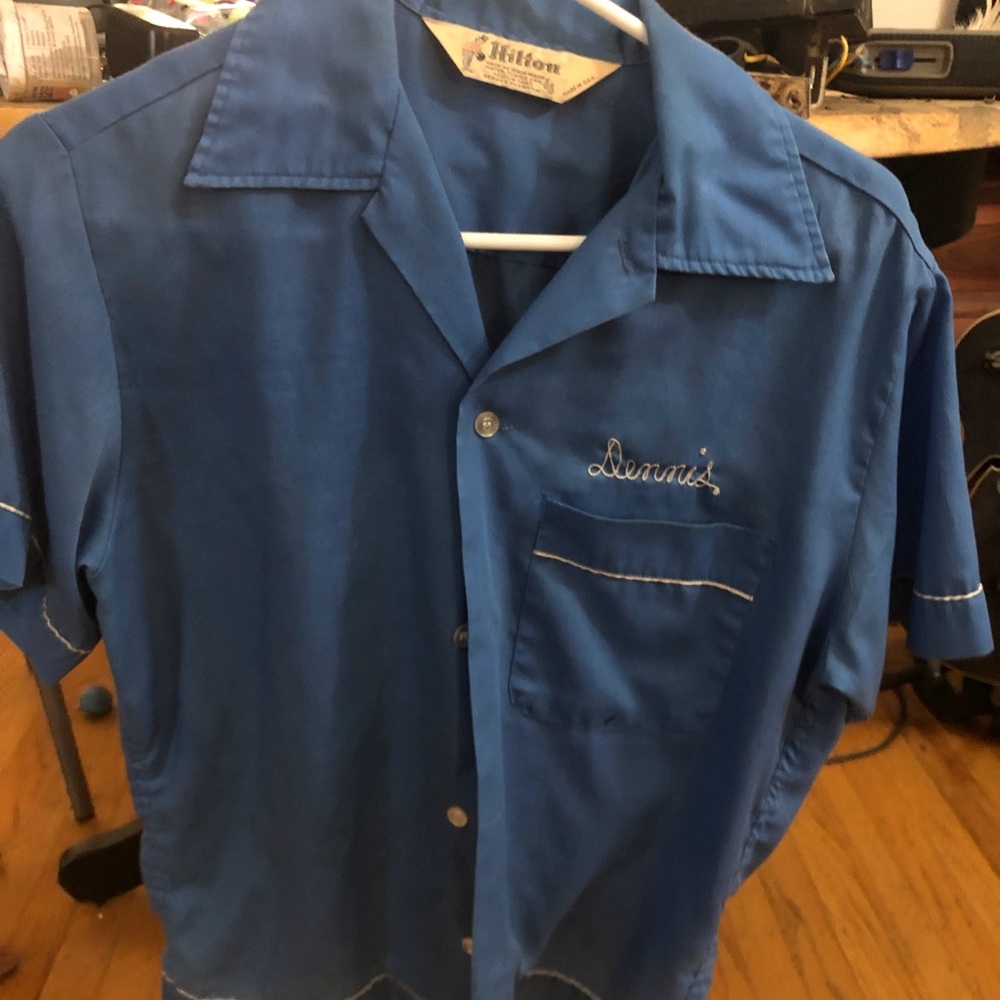 lightly used, vintage bowling shirt from SF Bay Area